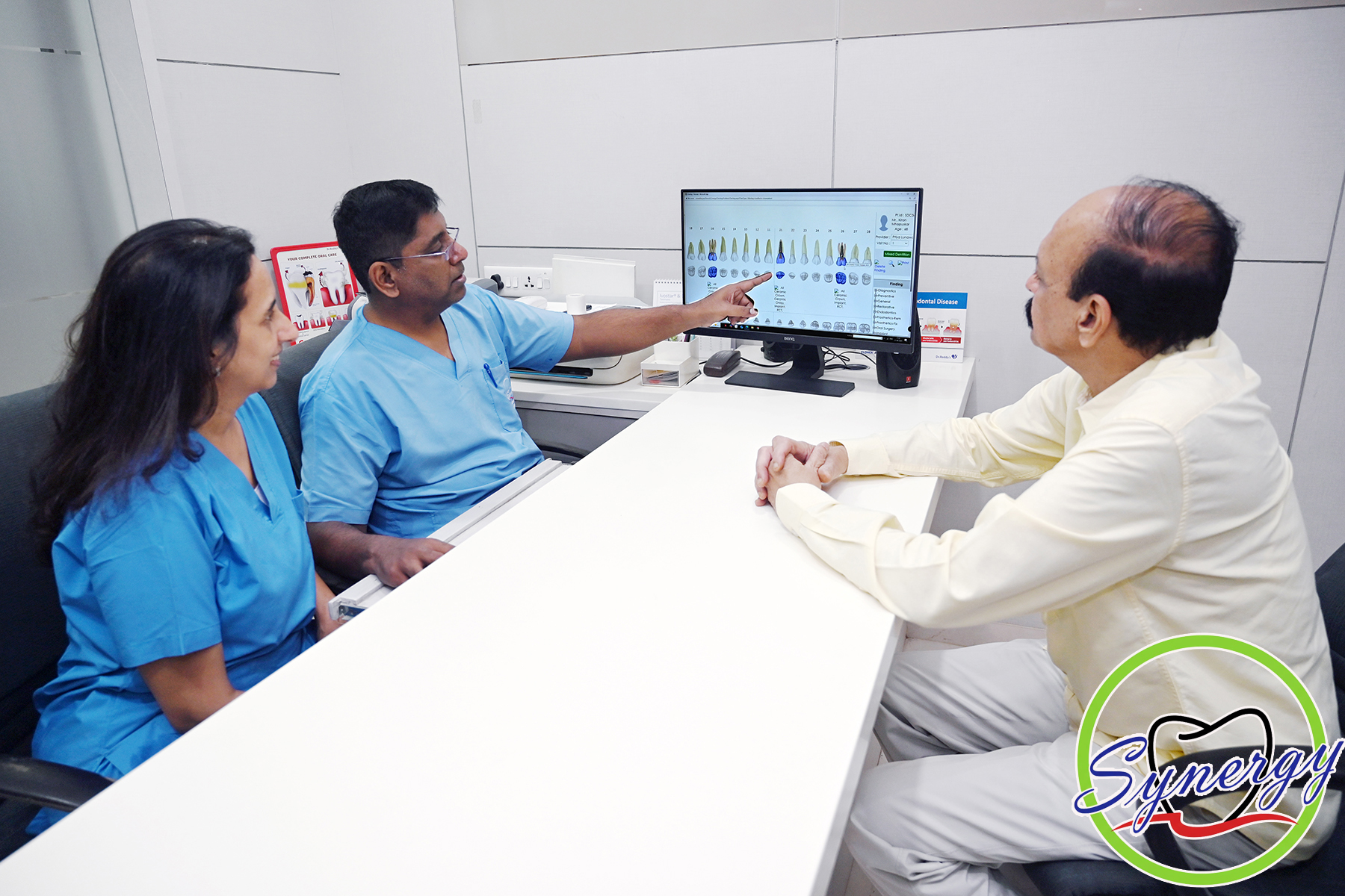 Synergy Dental specialists in consultation